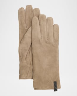 関税送料込★Saint Laurent アビエイターグローブ Saint Laurent Aviator Strappy Leather Gloves | Neiman Marcus