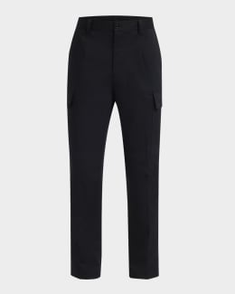 Ferragamo Men's Monogram Jacquard Cargo Pants | Neiman Marcus
