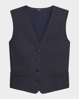 専用 25ss Theory GOOD CRUNCH W トラッカーベスト Theory Good Crunch Trucker Vest | Neiman Marcus