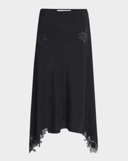 ALAIA Fluid Asymmetric Skirt | Neiman Marcus