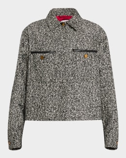 BURBERRY BLACKPOOL ジャケット Burberry Blackpool Check-Trim Technical Zip Jacket | Neiman