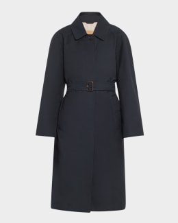 Max Mara Zeno Double-Breasted Short Trench Coat | Neiman Marcus