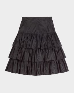 スカート VALENTINO GARAVANI SOLID SKIRT Valentino Garavani V Logo Solid Viscose Skirt | Neiman Marcus