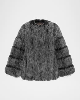 meeee訳あり nalm. mix far jacket グレー 完売品 Graphite Gray Mink Fur Jacket - 100% Real Fur - Haute Acorn