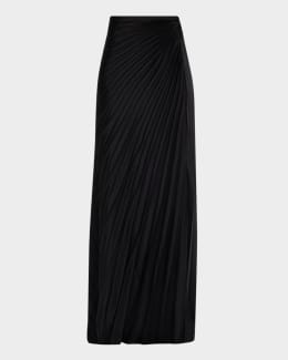 A.L.C. Jean Check Midi Skirt | Neiman Marcus
