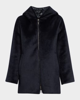 ジャケット MAX MARA Oggeri alpaca fur and virgin wool jacket Nero Oggeri alpaca fur and virgin wool jacket MAX MARA - Nugnes1920