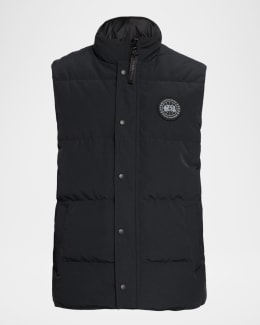 Canada Goose Men's Lawrence Full-Zip Puffer Vest | Neiman Marcus