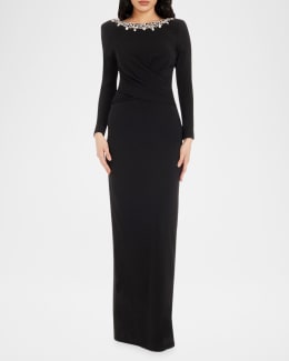 Dress the Population Black Label Cosette Strapless Floral Lace Midi Sheath  Dress | Neiman Marcus