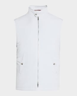 ジャケット・アウター ATON stand collar wool padded vest nm_5370168_100404_m