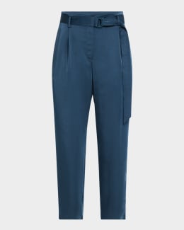 【送料無料】KHAITE トレントン シルク トラウザーズ Khaite Trenton Drawstring Sheer Pants | Neiman Marcus