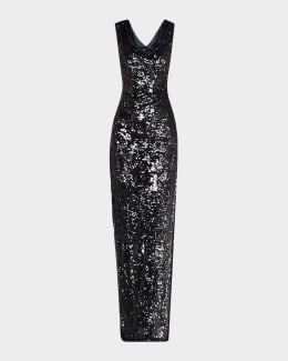 Versace Leopard-Print Draped Liquid Jersey Slit Gown Versace Leopard-Print Draped Liquid Jersey Slit Gown
