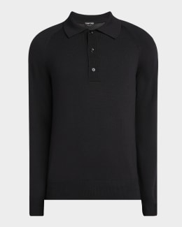 TOM FORD Men's Long-Sleeve Solid T-Shirt | Neiman Marcus