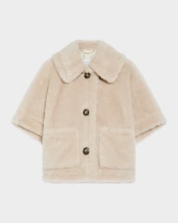 MAXMARA AGAPE ケープ Max Mara Agape Cotton Belted Cape | Neiman Marcus
