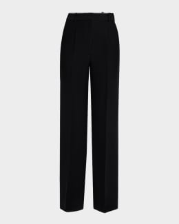 Giorgio Armani Tuxedo Wide-Leg Pants | Neiman Marcus