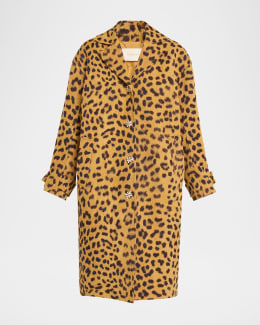 Marni Printed Straight Duster Coat | Neiman Marcus