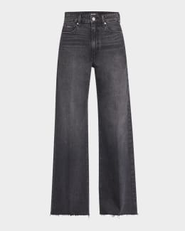 Marc Jacobs Charm Chain Oversized Wide-Leg Jeans | Neiman Marcus