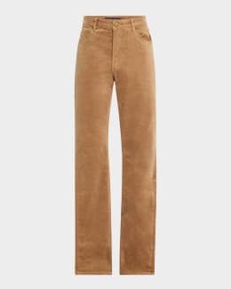 ZEGNA Men's Wool Straight-Leg 5-Pocket Pants | Neiman Marcus
