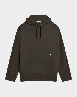 【DOLCE&GABBANA】ロゴプレート フーディ Dolce&Gabbana Men's Logo Plaque Zip Hoodie | Neiman Marcus