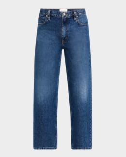 【関税込み】FRAME インディゴ Le High Straight ジーンズ FRAME Le High Straight Ankle Jeans | Neiman Marcus