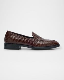 Giuseppe Zanotti Cognac Brown Leather Penny Loafers with Silver Bit CRISTOPHE: Loafers Brown | Giuseppe Zanotti main image 3
