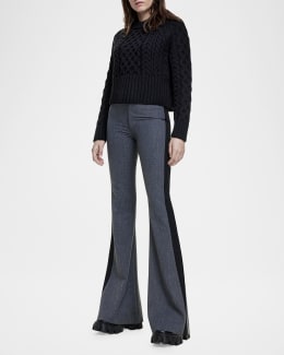 【mnem】Striped bootcut pants Juniors' Candie's® Marilyn Midrise Bootcut Pants