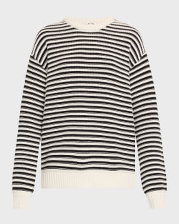 Marc Jacobs Gem Logo Knit Crewneck Sweater | Neiman Marcus