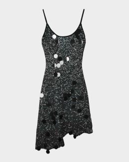 PH5 Yuki UV Reactive Wavy Asymmetric Dress | Neiman Marcus