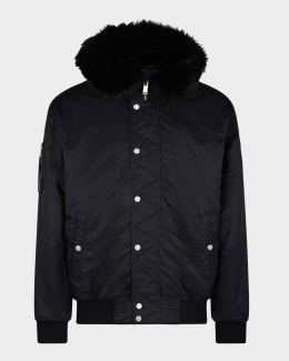 Moose Knuckles Men's Courville Bunny Bomber Jacket | Neiman