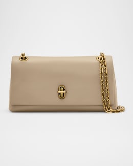 Marc Jacobs Metallic Leather Dual Chain Wallet | Neiman Marcus