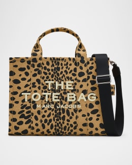Marc Jacobs The Small Cheetah Canvas Tote Bag | Neiman Marcus