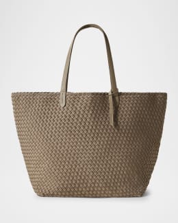 NAGHEDI Havana Fringe Woven Clutch Bag | Neiman Marcus