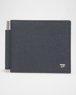 TOM FORD Men's Grained Leather MagSafe Compatible Wallet