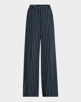 Giorgio Armani Tuxedo Wide-Leg Pants | Neiman Marcus