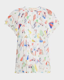 Tシャツ・カットソー Giambattista Valli Cropped macrame bow top a1e6ea3cd2332627efa067083be3ca