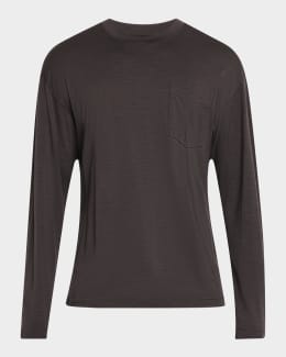 Theory Men's Striped Long-Sleeve T-Shirt | Neiman Marcus