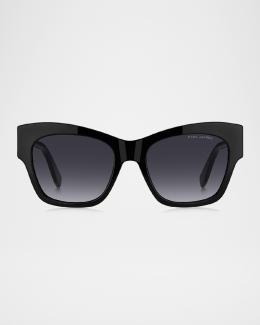 Marc Jacobs THE SQUARE CAT-EYE SUNGLASSES | Neiman Marcus display picture 1