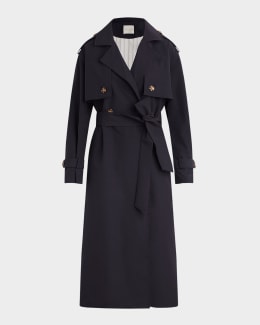 Amir Taghi Alyson Convertible Belted Trench Coat | Neiman Marcus