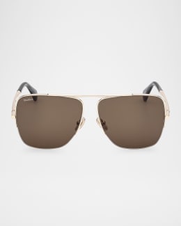 Saint Laurent SL820 Victorie Aviator Sunglasses | Neiman Marcus