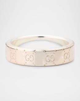 Gucci Men's Gucci Trademark Ring, 10mm | Neiman Marcus