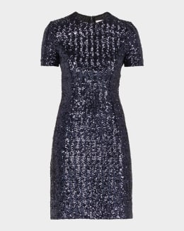 Prada Sleeveless Cotton Mesh Mini Dress | Neiman Marcus