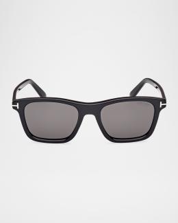 TOM FORD Men's Barron Acetate Square Sunglasses | Neiman Marcus