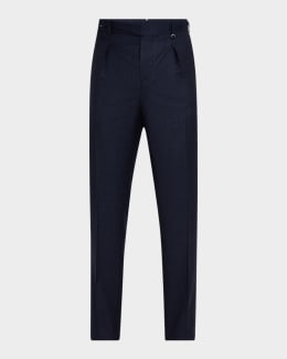 Zanella Men's Nico Pleated Formal Trousers | Neiman Marcus