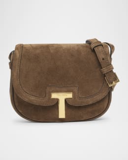 関税送料込♪【TOM FORD】Wallis レザー ショルダーバッグ TOM FORD Wallis Stamped Crocodile Leather Mini Chain