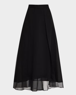 ワンピース Rose volume skirt black Lela Rose Pleated Full Maxi Skirt | Neiman Marcus