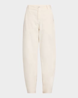 Brunello Cucinelli Wide-Leg Jeans with Side Pleat | Neiman
