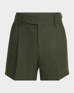 Amiri Men's Bleach Bandana Denim Shorts | Neiman Marcus Amiri Men's Bleach Bandana Denim Shorts | Neiman Marcus
