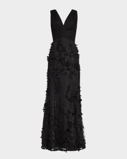 Aidan Mattox Sleeveless Stretch Mikado Midi Dress | Neiman Marcus