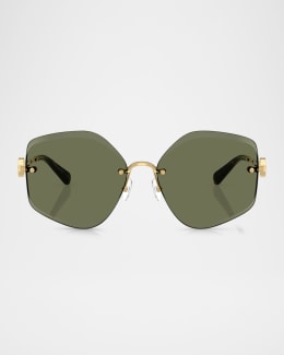 Toteme The Rounds Stainless Steel Round Sunglasses | Neiman