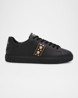 【SALE】PORTOFINO YACHT カーフスキン スニーカー Dolce&Gabbana Men's Portofino Yacht Woven Leather Low-Top