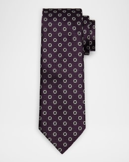 TOM FORD Men's Polka Dot Silk Tie | Neiman Marcus